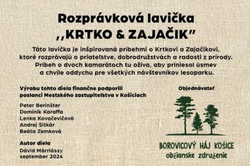 2024 - Lavička Krtko a Zajačik